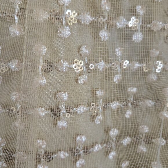 Elegant Champagne Gold Embroidered Formal Dress – Worn ONCE! - Picture 8 of 8